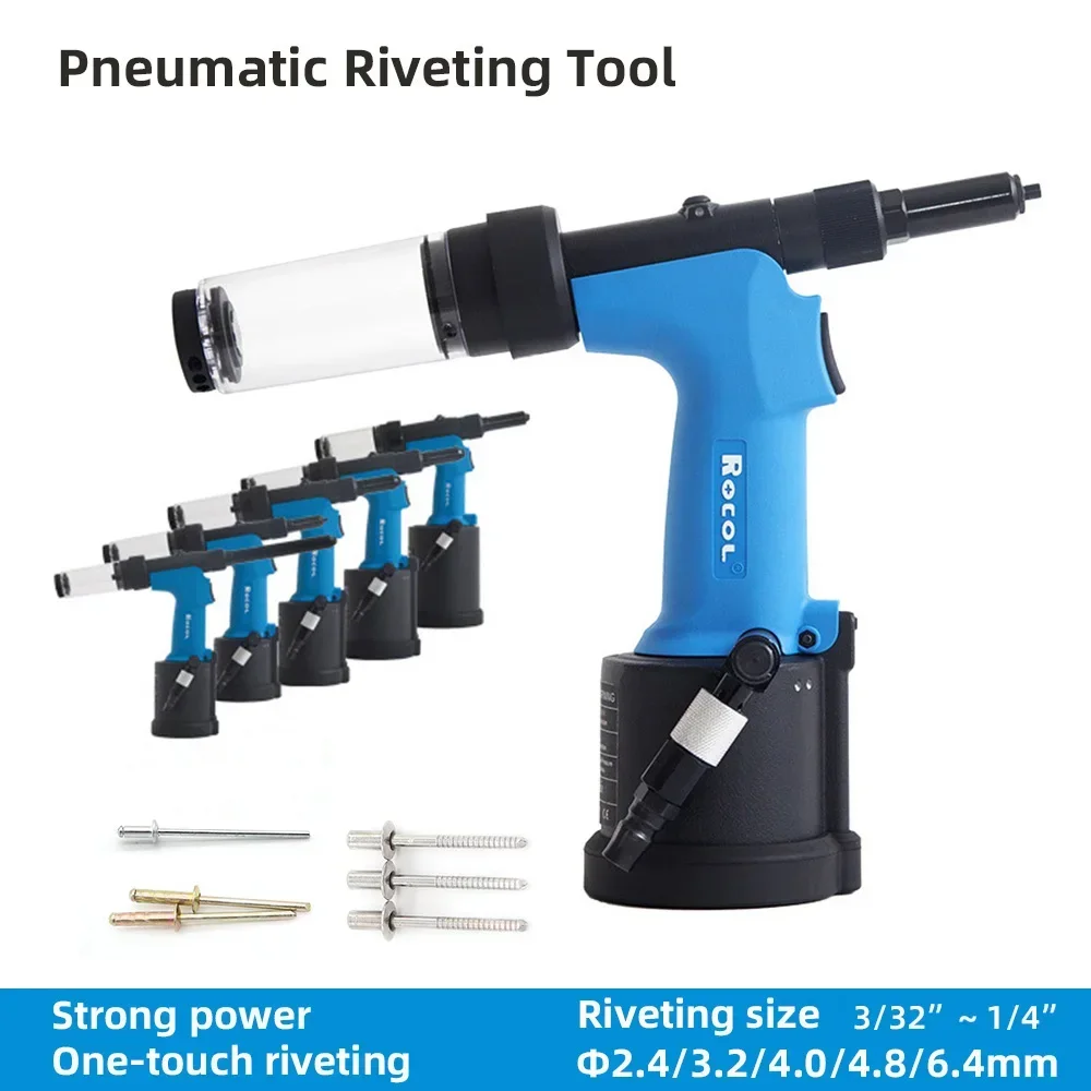 Rivet Setter Tool - Pistola de rebite pneumática industrial autoescorvante