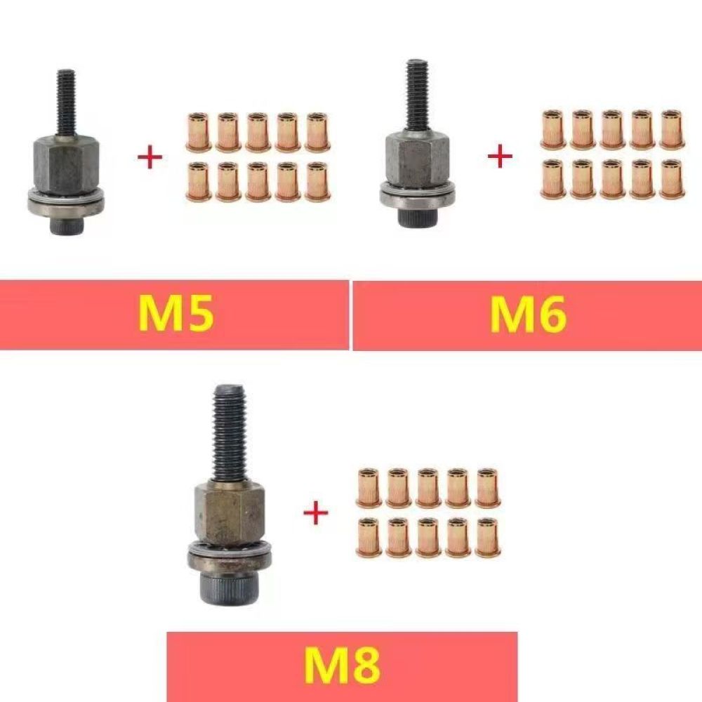 Rivet Setter Tool - Ferramenta de Rebitagem Manual Portátil M3-M12,