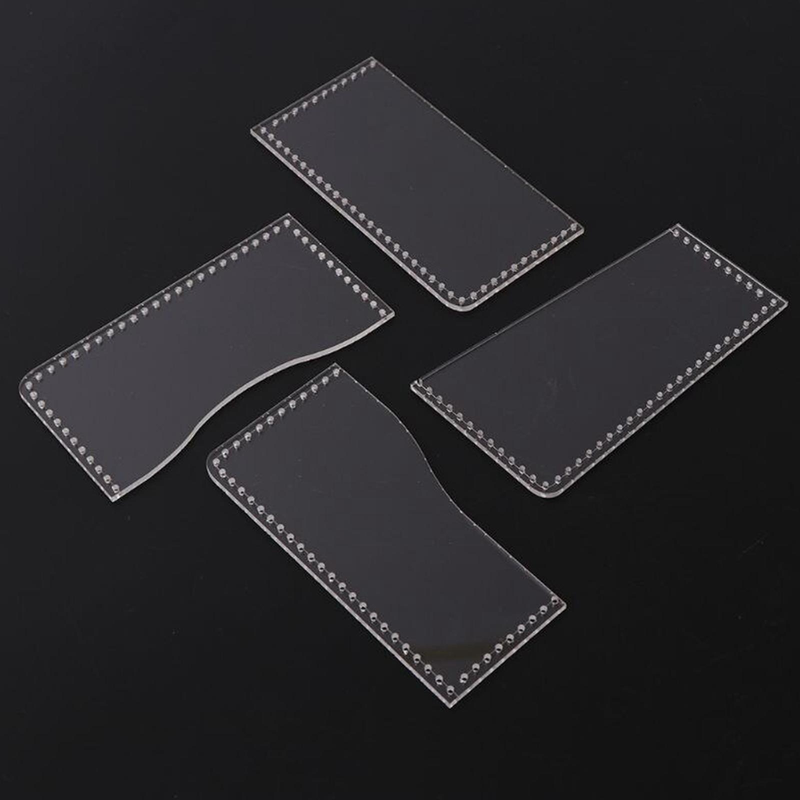 Leatherwork Templates - Conjunto de Estênceis e Moldes Transparentes