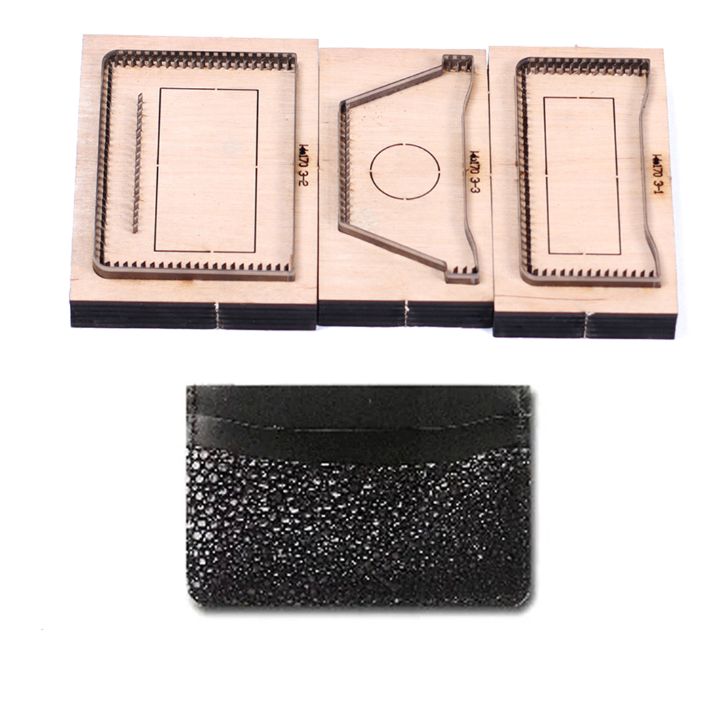 Leatherwork Templates - Cartão artesanal de couro diy, fácil