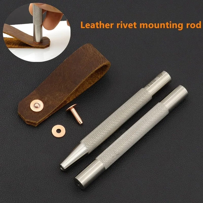 Rivet Setter Tool - Permanente Copper Rivet Mounting Rod Set