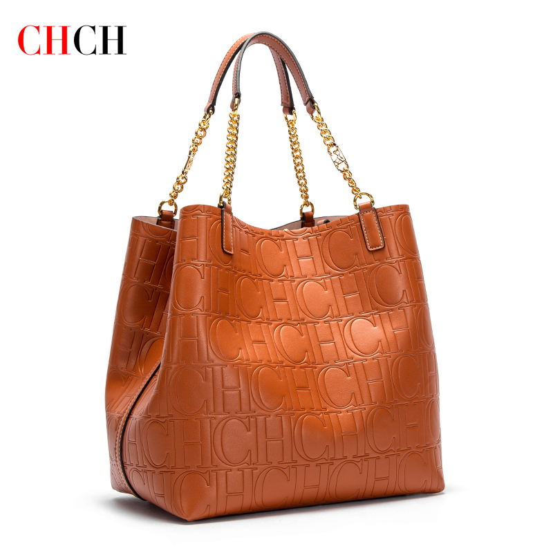 Leather Work Bag Women - Chch bolsa tote feminina 2024 nova