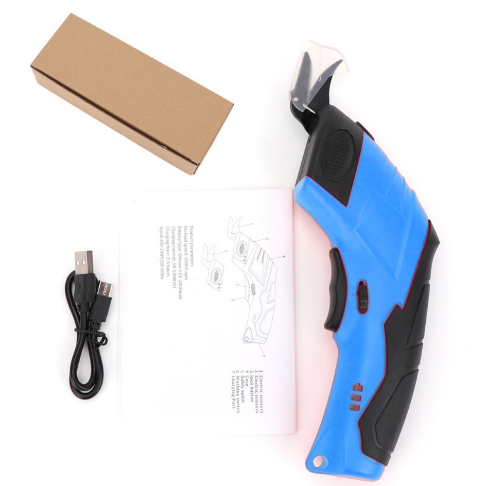 Leatherworking Equipment - Tesoura elétrica 3.6v, máquina de corte
