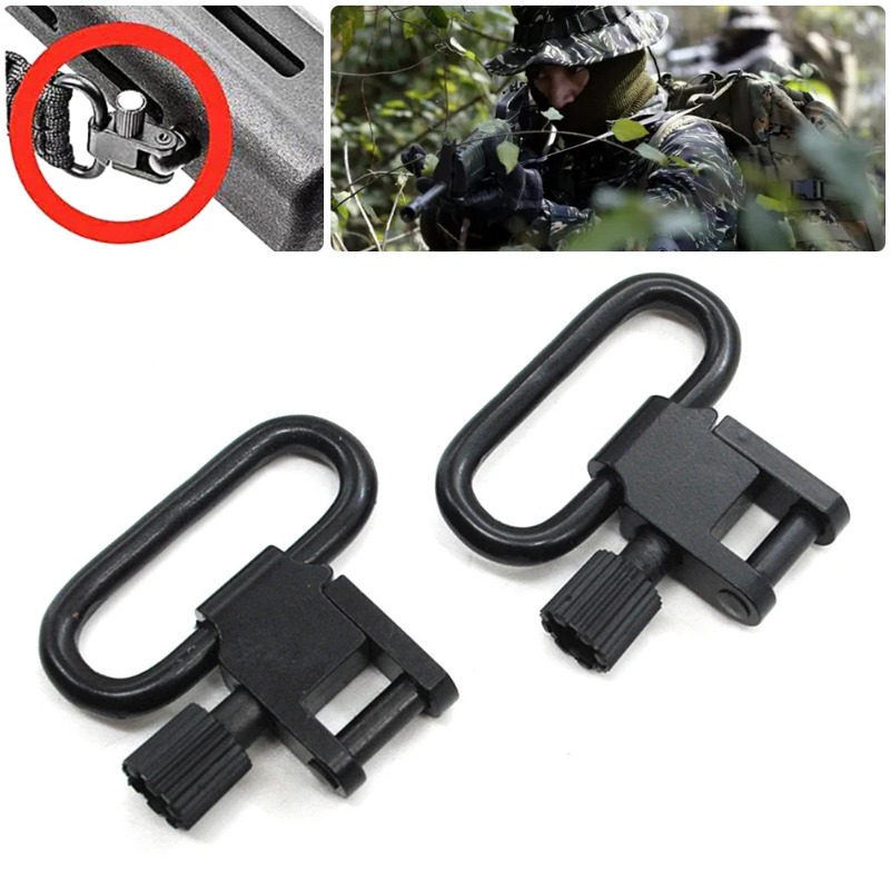 Belt Buckle Blank - Qd sling giratório de dois pontos,