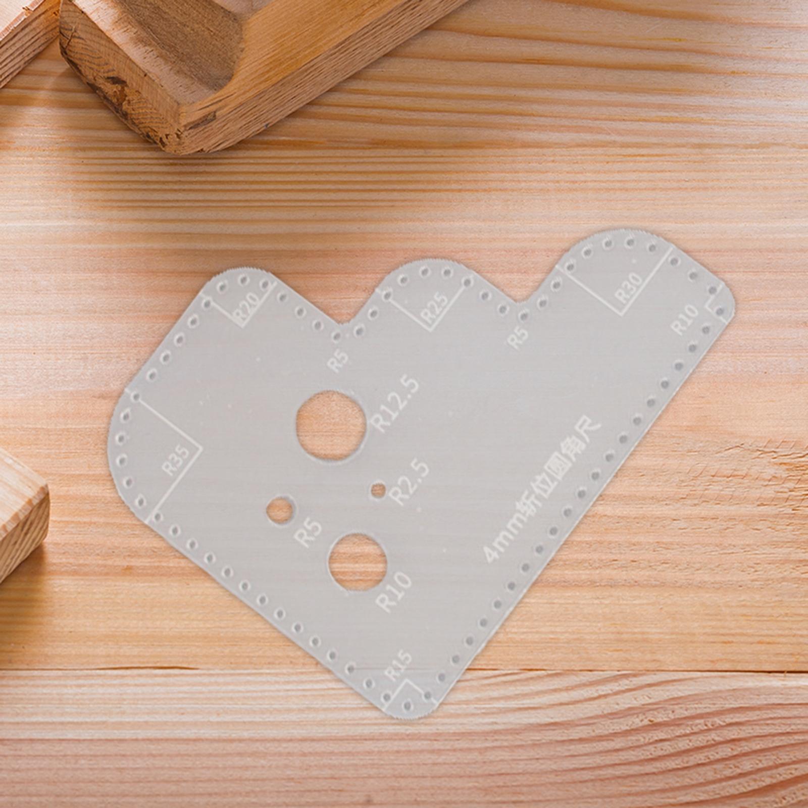 Leatherwork Templates - Régua de Acrílico Transparente para Quilting