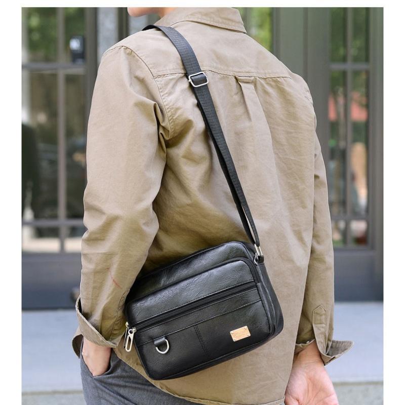 Bolsa de couro masculina, bols - Leather Work Bag Laptop avaliação e preço