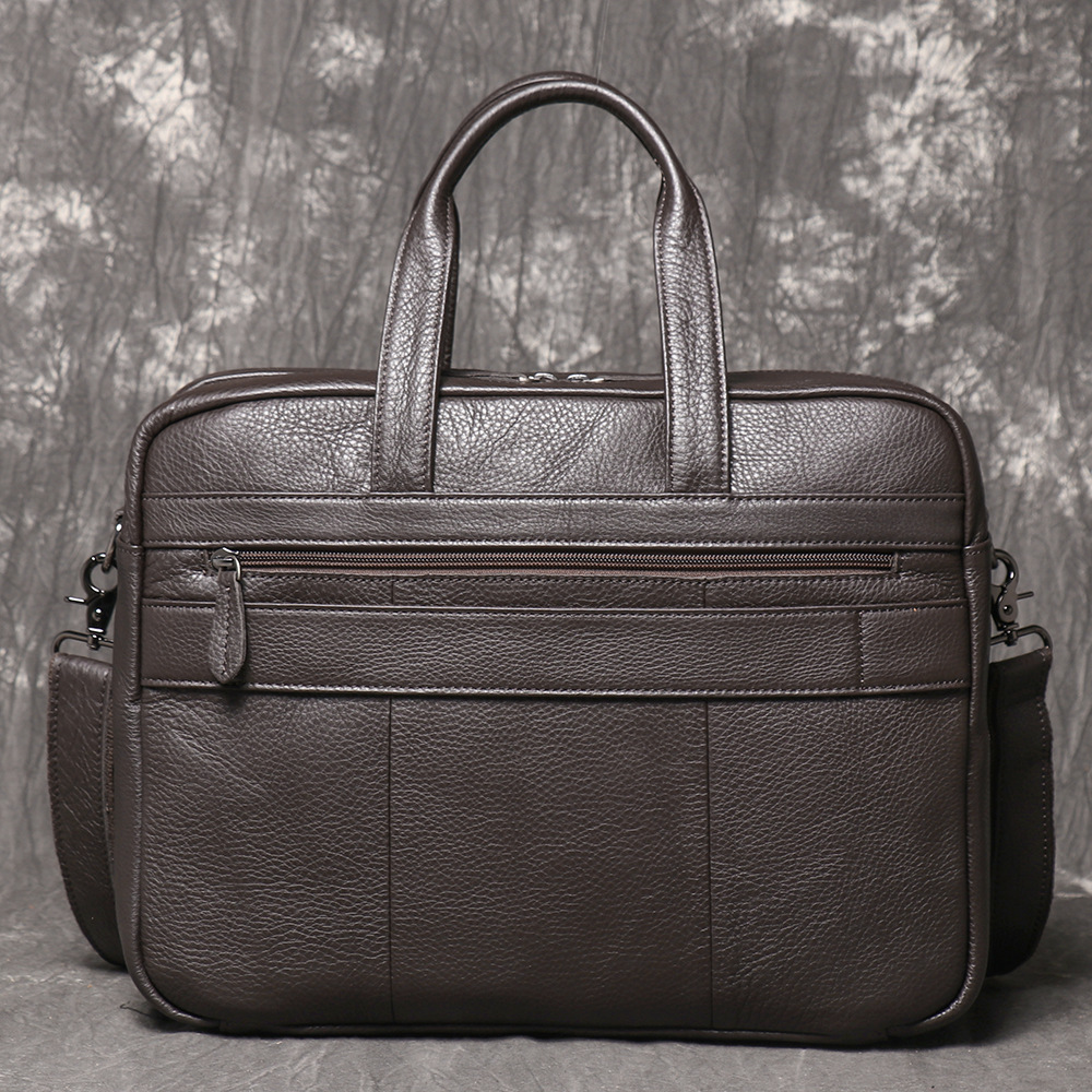 Pasta Executiva Masculina de C - Leather Work Bag Laptop avaliação e preço