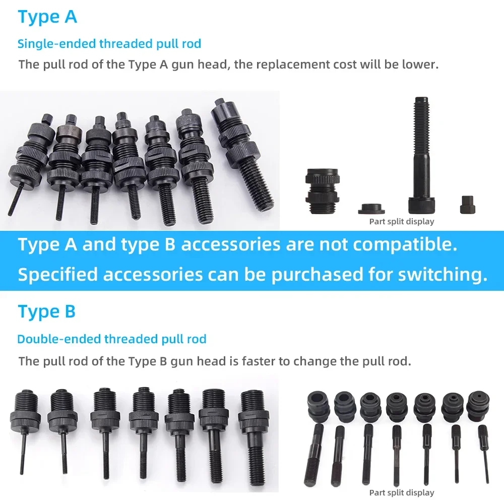 Pistola de porca de rebite ind - Rivet Setter Tool avaliação e preço