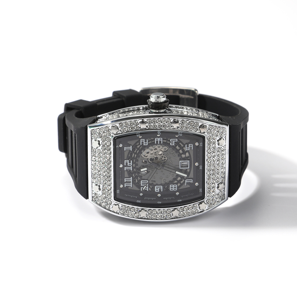 Uwin mostrador quadrado relógi - Belt Buckle Blank avaliação e preço