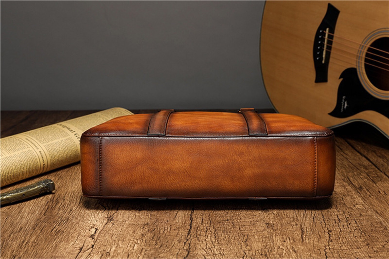 Pasta Executiva YETTIES em Cou - Leather Work Bag Laptop avaliação e preço