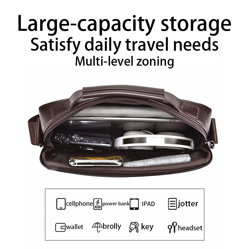 Bolsa de Negócios Durável e Re - Leather Work Bag Laptop avaliação e preço