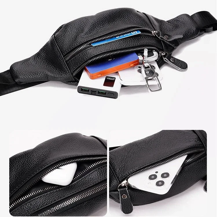 Bolsa de cintura masculina de  - Leather Work Bag Laptop avaliação e preço