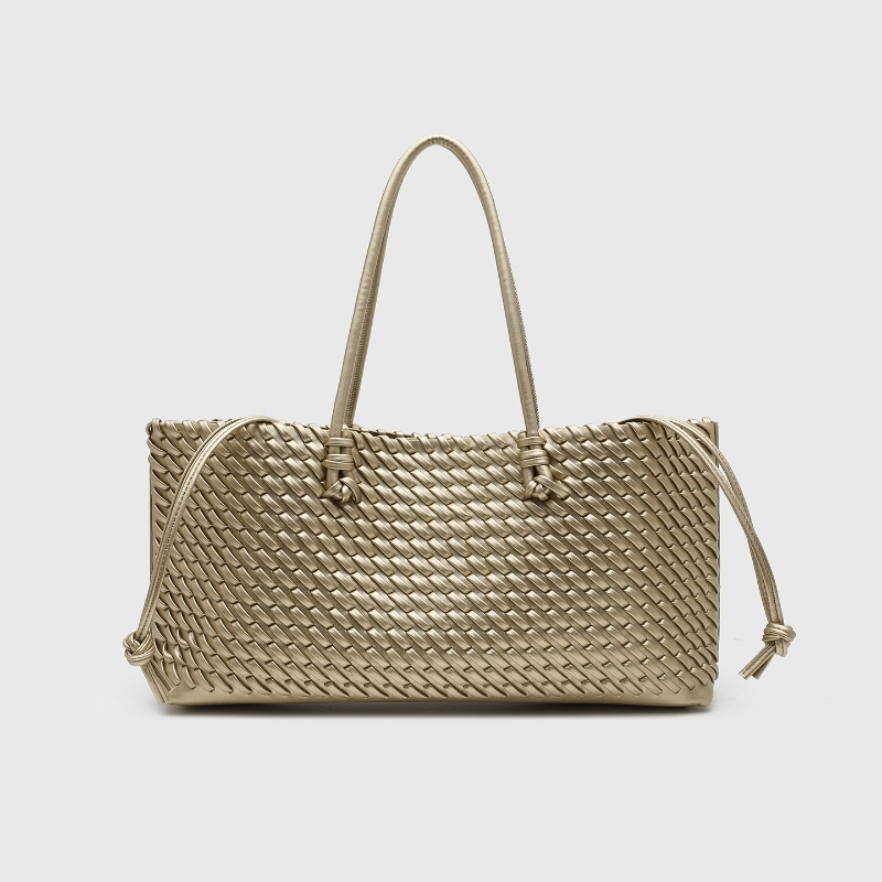 Bolsa Tote de Luxo em PU Tranç - Leather Work Bag Women avaliação e preço