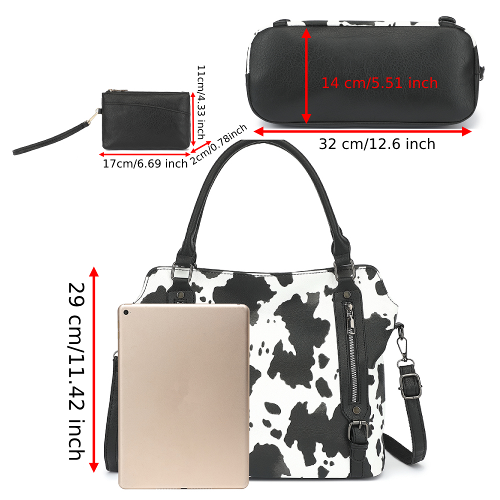 Conjunto de 2 Peças: Bolsa Tot - Leather Work Bag Women avaliação e preço
