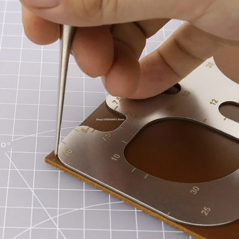 Aço inoxidável R Posicionament - Leatherwork Templates avaliação e preço