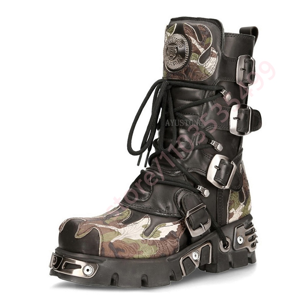 Punk rock camuflagem fivela de - Belt Buckle Blank avaliação e preço