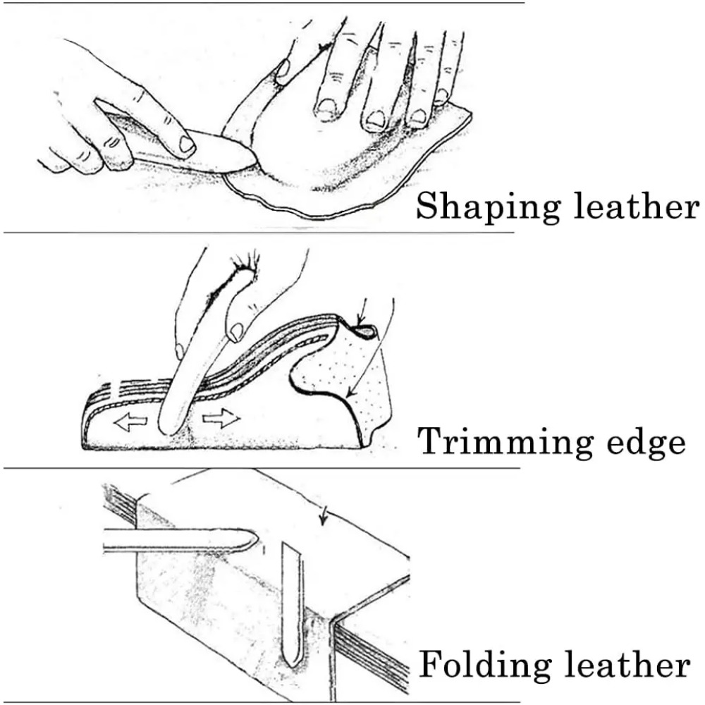 Bastão de Brunimento de Bordas - Leatherwork Art avaliação e preço