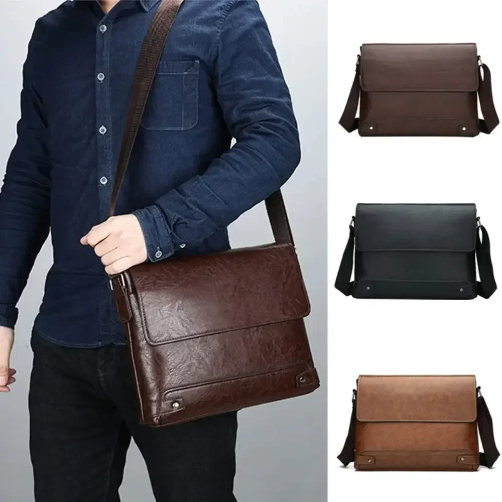 Pasta para homens couro do plu - Leather Work Bag Laptop avaliação e preço