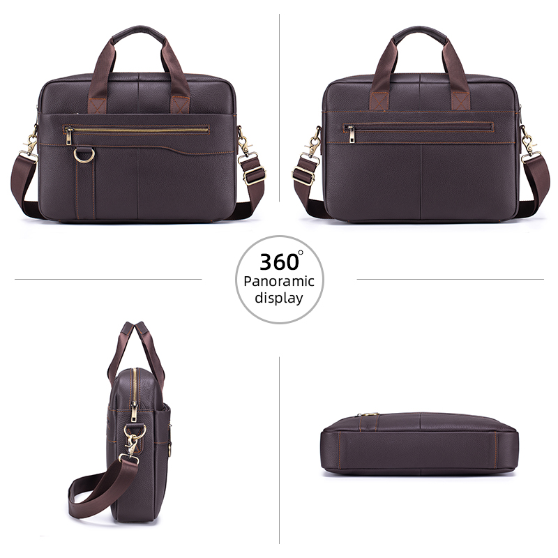 Pasta Executiva Masculina Vint - Leather Work Bag Laptop avaliação e preço