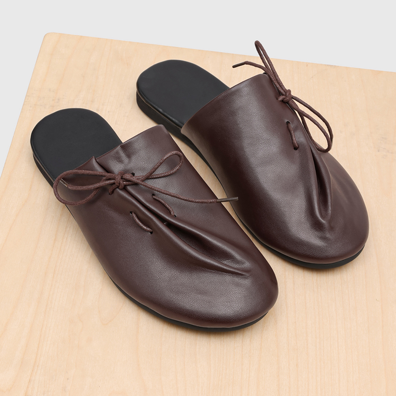 Novos Chinelos Masculinos Conf - Leather Work Flats avaliação e preço