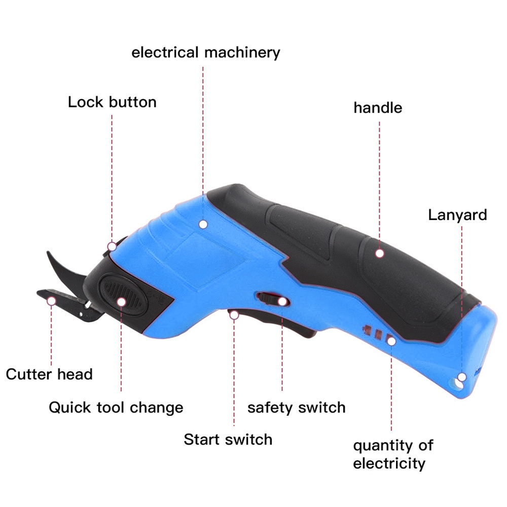 Tesoura elétrica 3.6v, máquina - Leatherworking Equipment avaliação e preço