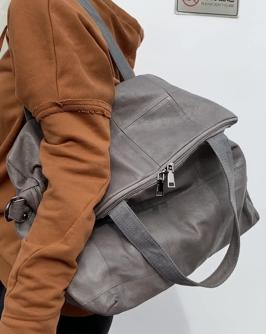 Bolsa tote de grande capacidad - Leather Work Bag Women avaliação e preço