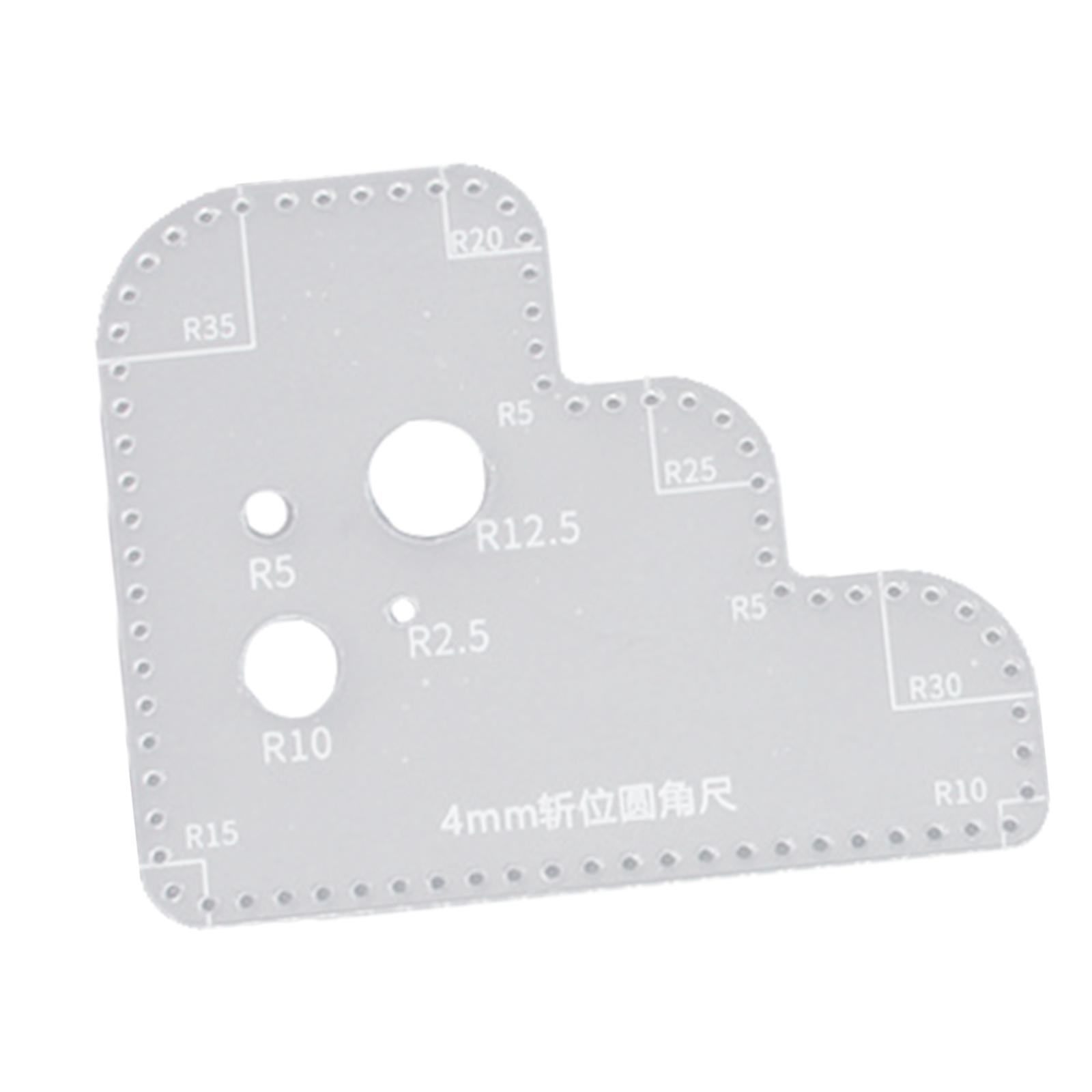 Molde de Acrílico para Artesan - Leatherwork Templates avaliação e preço