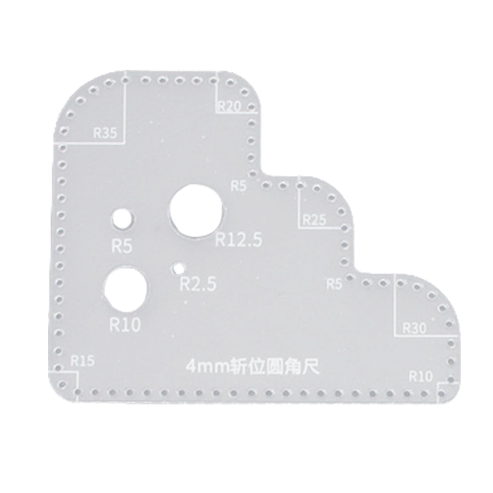 Molde de Acrílico para Artesan - Leatherwork Templates avaliação e preço